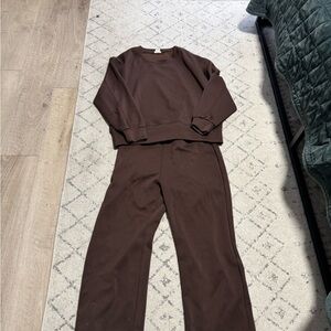 Women's Brown sweat set